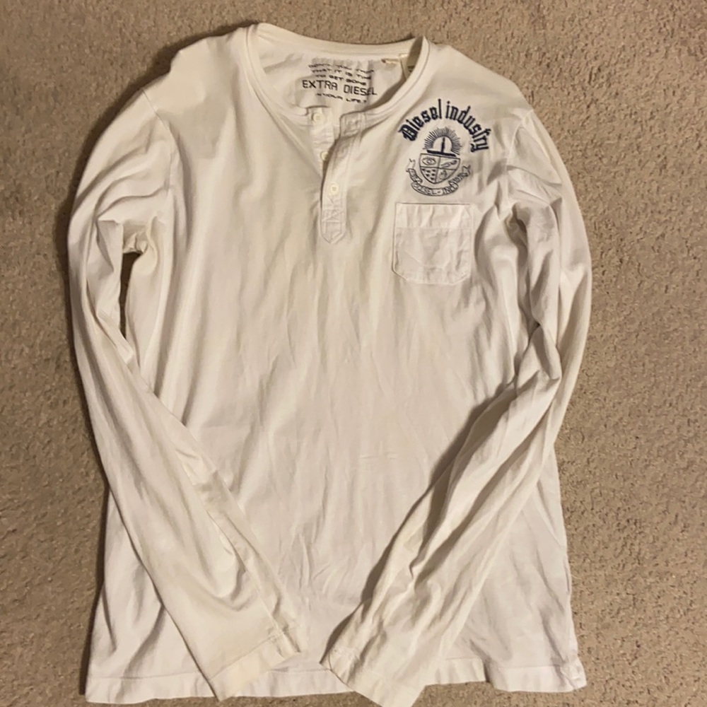 Diesel long sleeve Henley XL